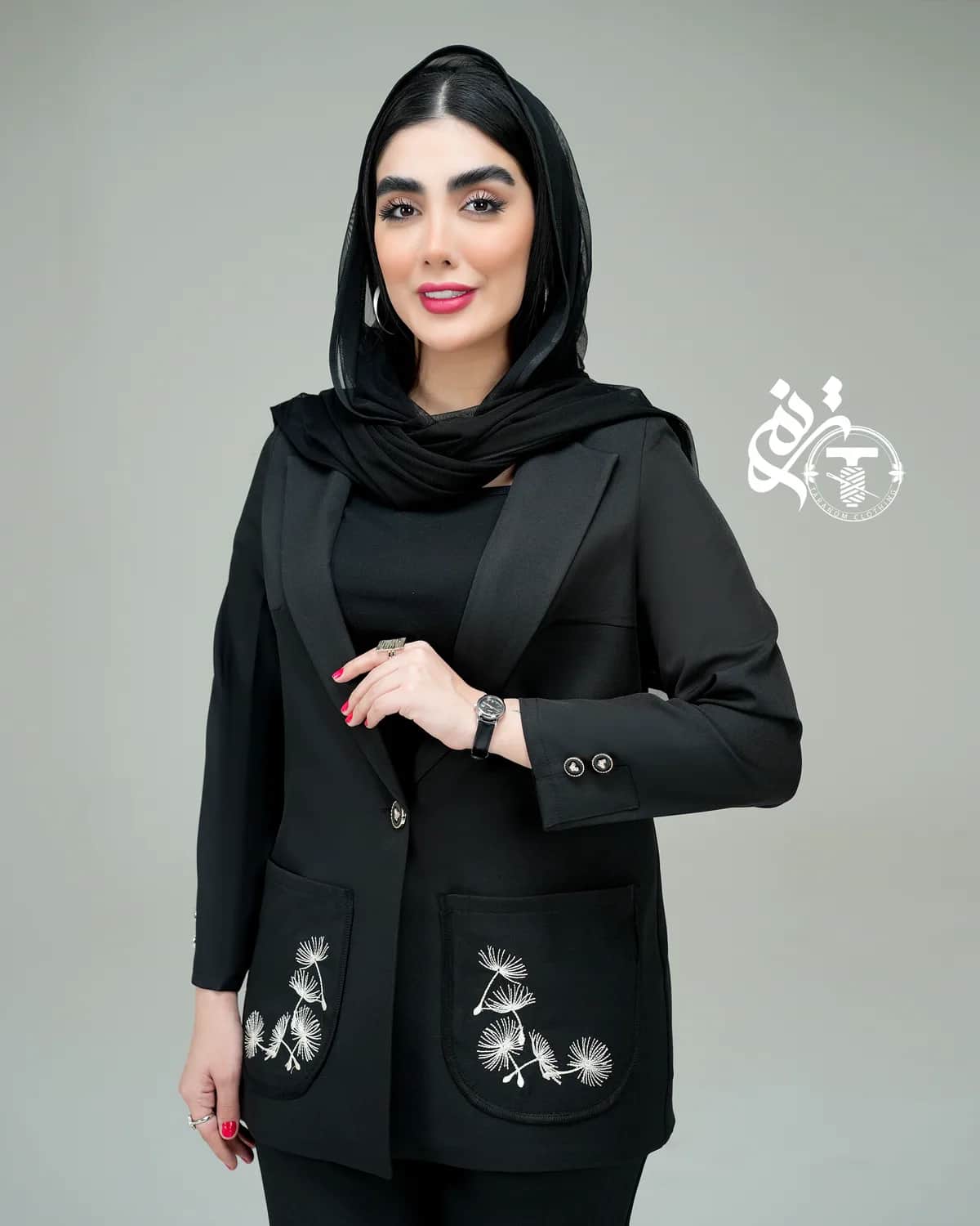 کت بزایاق مدل رز — رنگ مشکی — بزایاق